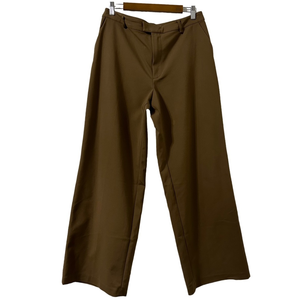 Good American Women’s‎ Sepia Brown High Rise Wide Leg Trouser 2.0 Pants 12/31